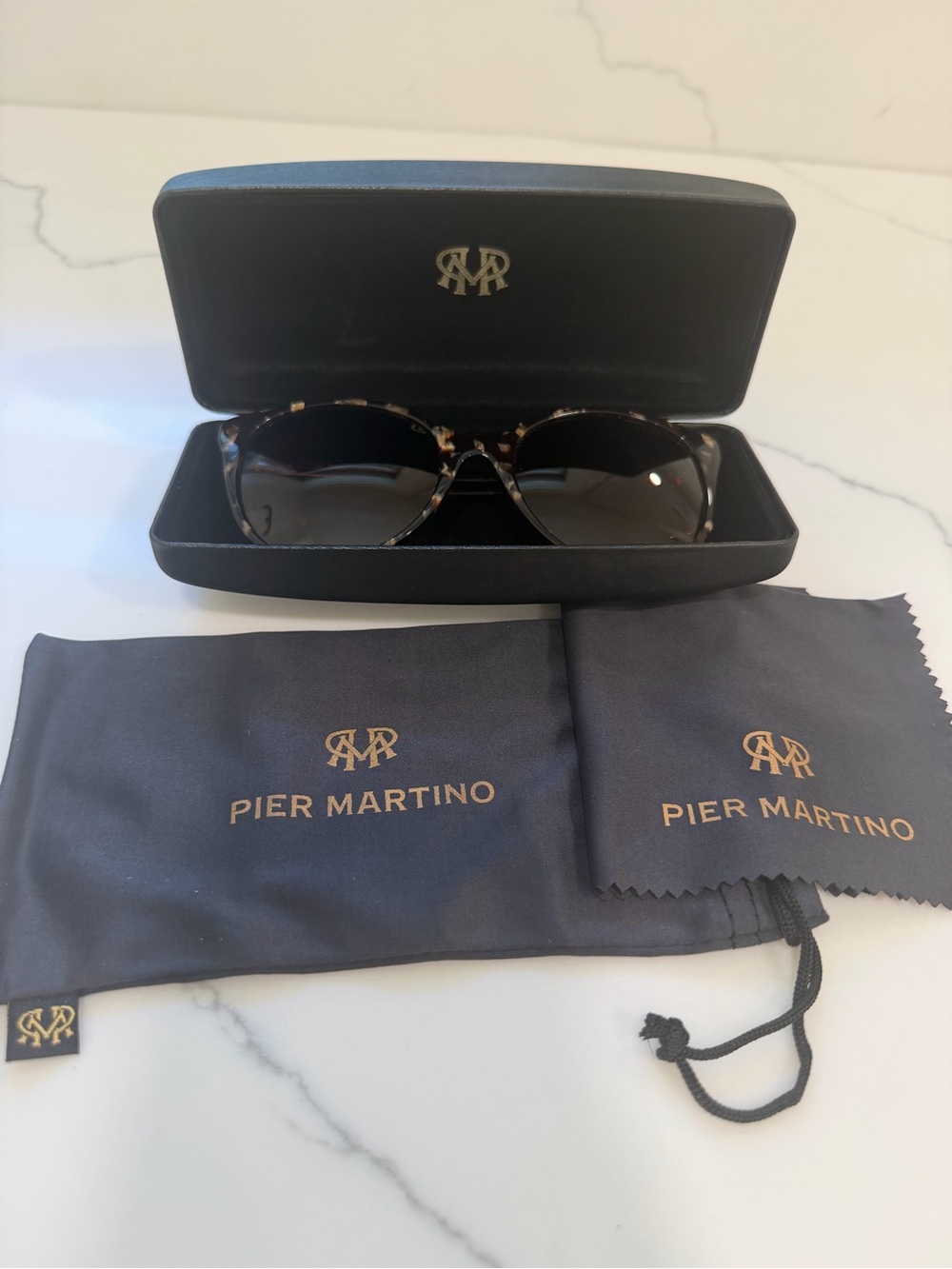 Pier Martino Tortoiseshell Cat-Eye Sunglasses with Brown Gradient Lenses
